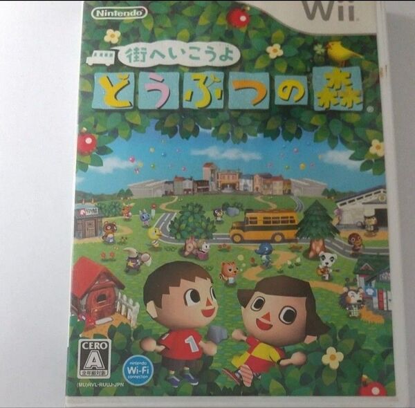 250804 【Wii】 街へいこうよ どうぶつの森 (ソフト単体版) 庫2