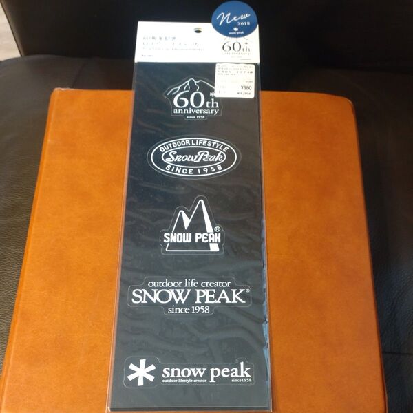 snow peak スノーピーク 60周年記念 ステッカーセット 未使用
