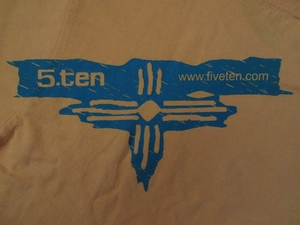 FIVE TENneitib Logo T-shirt L yellow group five ton 5.10 short sleeves cut and sewn climbing boruda ring shoes outdoor 510