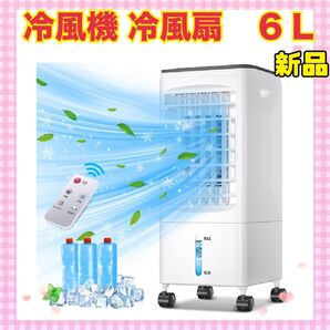 ★大特価★ 冷風機 冷風扇 冷風扇風機 保冷パック3個付 スポットクーラー 6L 2025夏 リモコン 6L水タンク