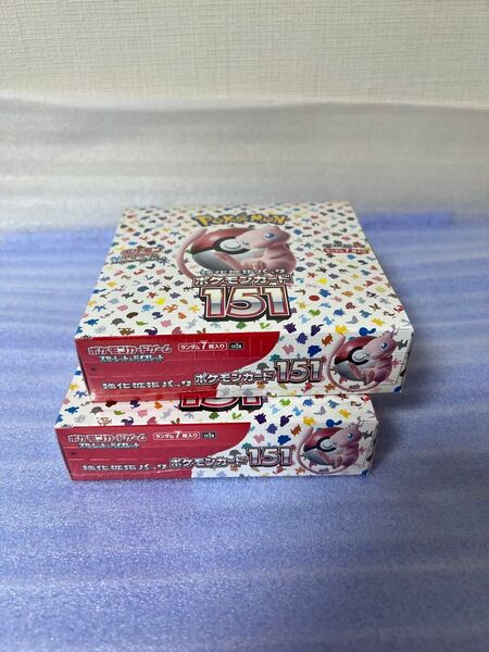 【新品未開封シュリンク付き】ポケモンカード151 2BOX