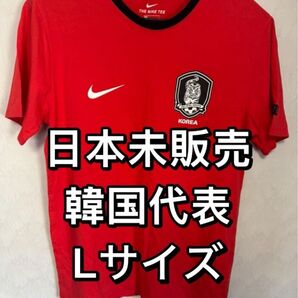日本未販売 NIKE ナイキ 韓国代表 Tシャツ tee 試着のみ Lサイズ