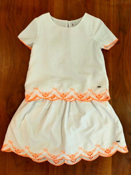 TOMMY HILFIGERトミーヒルフィガーセットアップ ワンピース 女の子 半袖