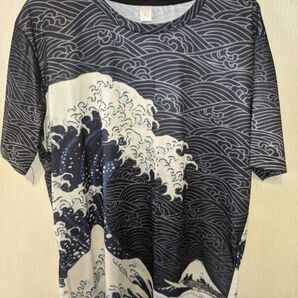 神奈川沖浪裏風Tシャツ Lサイズ