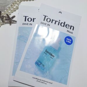 Torriden DIVE IN マスク 2枚セット 低分子ヒアルロン酸 韓国コスメ