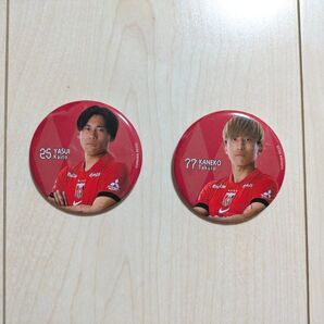 浦和レッズ 金子選手&安井選手 缶バッジ