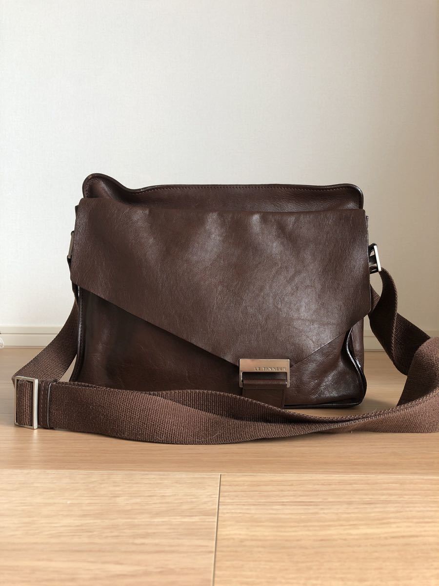 LE TANNEUR LEATHER BUSINESS 2WAY SHOULDER BAG/ルタヌアレザー2way