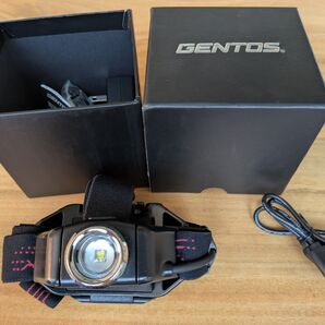 ジェントスヘッドライト☆新品☆未使用 ☆ GENTOS ヘッドランプ 釣り キャンプ
