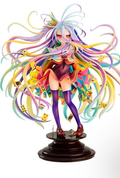 白 -榎宮祐 Art Works- 「ノーゲーム・ノーライフ」 1/7 プラスチック製塗装済み完成品&イメージフィギュアケース付き