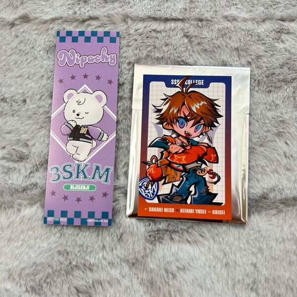 北見遊征 榊ネス 3SKM チェキ風カード 特典ステッカー