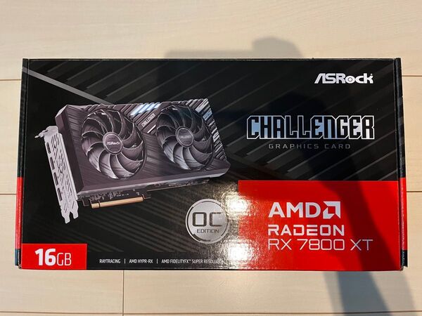 ASRock AMD Radeon RX 7800 XT Challenger OC 16GB グラボ