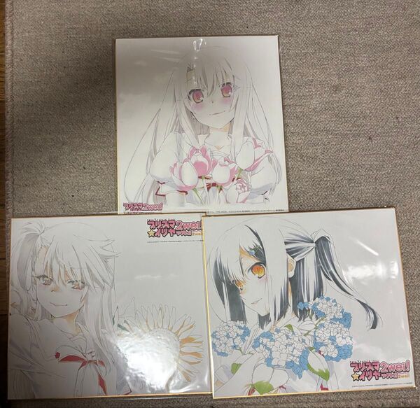 Fate プリズマ☆イリヤ マジカルパーティー 色紙 3枚セット