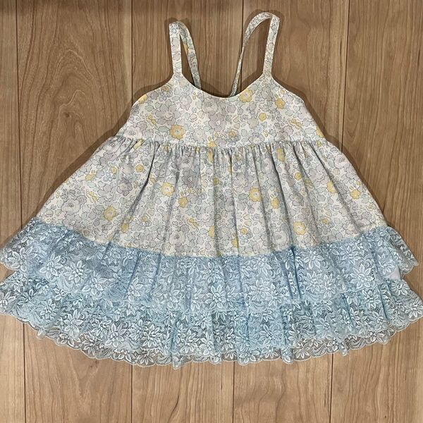 ハンドメイド リバティ ベッツィ ワンピース