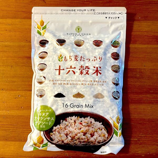 【未開封】もち麦たっぷり十六穀米 450g