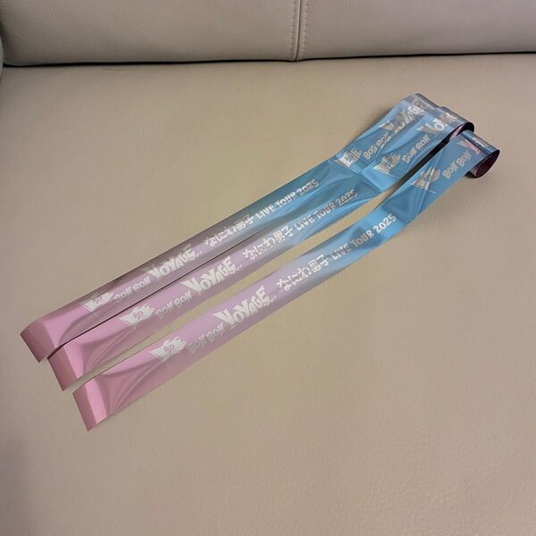 なにわ男子 LIVE TOUR 2025 ボンボンボヤージュ BONBON VOYAGE 銀テ 3本 フル