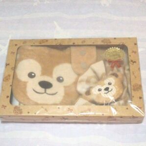 【新規・評価10以下取引不可×】新品・未開封・未使用 ディズニーシー ダッフィー ベビーギフトセット スタイ&タオル&ラトル