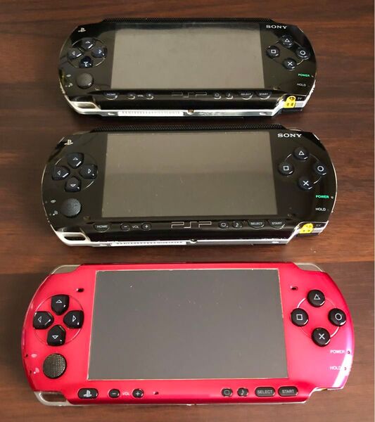 SONY ソニー PSP プレイステーションポータブル PSP-3000 PSP-1000 本体のみ 3台 まとめてジャンク