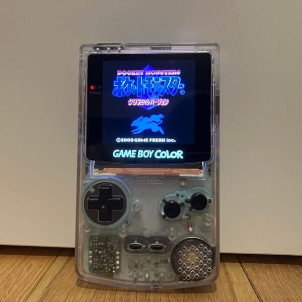 ゲームボーイカラー IPS液晶大画面2.6インチ クリアカラー