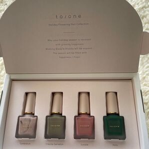 to/one ホリデーネイルコレクション 4個セット 限定 ネイルカラー