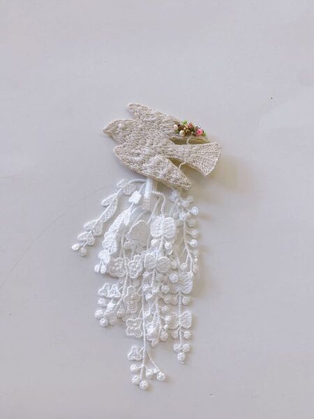 ミナペルホネンハンドメイドブローチ