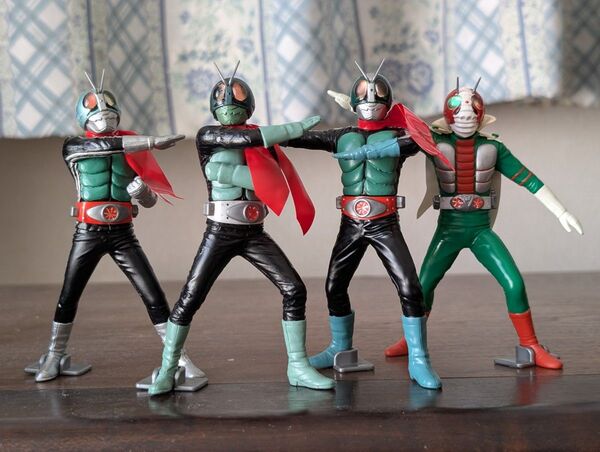 仮面ライダー 1号 2号 新1号 V3 フィギュア 4体セット