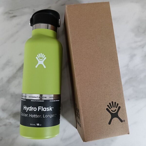 新品 Hydro Flask ハイドロフラスク ライムグリーン水筒
