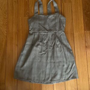 チェック柄 ジャンバースカート 130サイズ