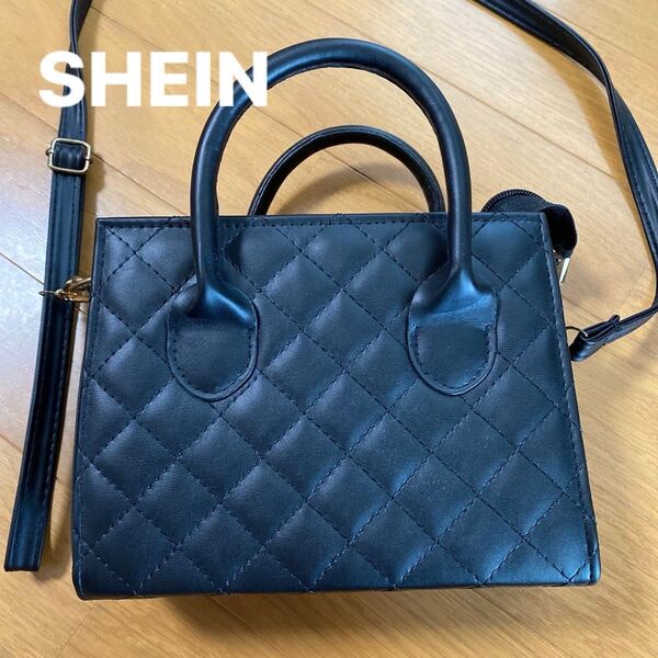 ショルダーバッグ ミニショルダー SHEIN レディース 女の子 黒 ブラック 小さ目 シーイン