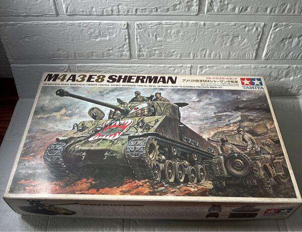 希少 タミヤ M4 シャーマン リモコン プラモデル