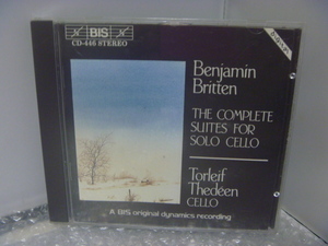 CD Benjamin Britten THE COMPLETE SUITES FOR SOLO CELLO 輸入盤
