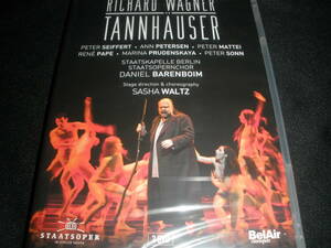 新品 DVD バレンボイム ワーグナー タンホイザー サシャ・ヴァルツ パーぺ ザイフェルト ベルリン Wagner Tannhauser Barenboim Waltz