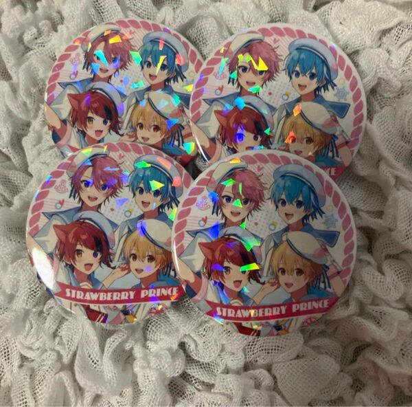 すとぷり 2023Summer マリン 全員集合缶バッジ 莉犬るぅところんさとみ