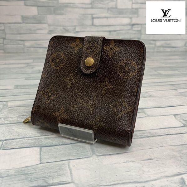 40 LOUIS VUITTON ルイヴィトン モノグラム 二つ折り財布