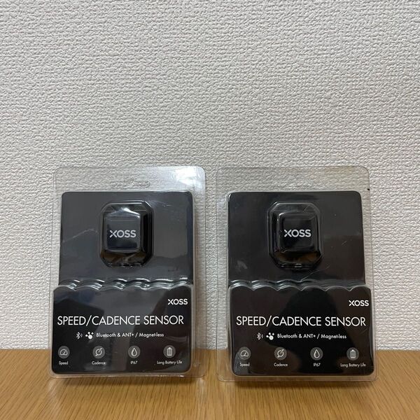 2個セット XOSS スピードセンサー ケイデンスセンサー
