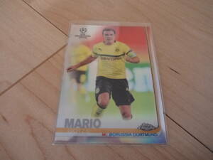 TOPPS CHAMPIONS LEAGUE CHROME　マリオ・ゲッツェ　ドルトムント　REFRACTOR