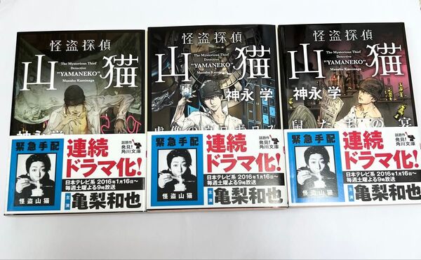 【3冊セット】怪盗探偵山猫 神永学 亀梨和也