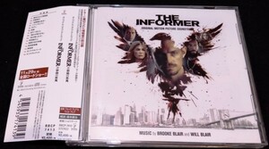 THE INFORMER/三秒間の死角　サントラCD★国内帯　ブルック・ウィル・ブレア　ジョエル・キナマン