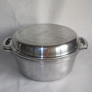 無水鍋R 24 ムスイ 24cm 広島アルミニウム工業 ガス火のみ USED良品