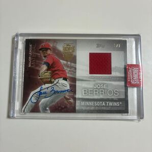 2023 Topps archives シグネチャーシリーズ Jose Berrios auto レリック 1/1