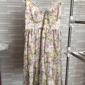 【レストローズ】ワンピース(付属キャミソール付)