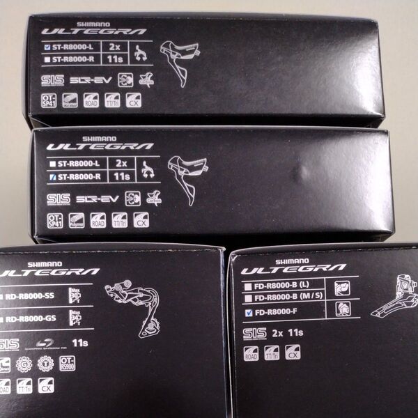 アルテグラ ST-R8000,RD-R8000-SS,FC-R8000-F 新品 2×11S