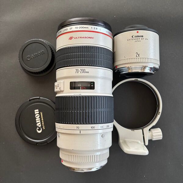 訳あり品 Canon EF 70-200mm F2.8L USM エクステンダーセット ジャンク 初代