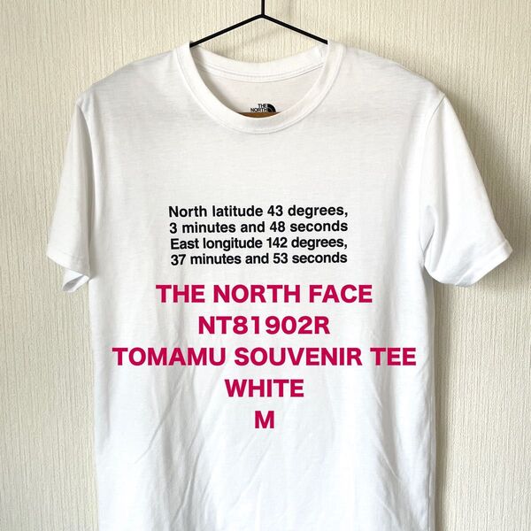 【THE NORTH FACE】ノースフェイス トマム スーベニアTシャツ 白 ホワイト 地域限定 M 男女兼用 匿名配送