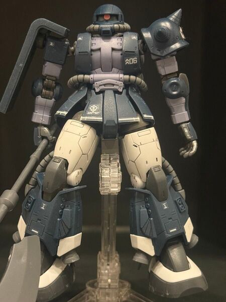 【市場希少品】ガンプラ ジャンク プラモデル 1/144 HG MS-06R-1A 高機動型ザクIIオルテガ専用機 クリーニング済