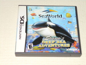 DS★SeaWorld ADVENTURE PARKS Shamu's DEEP SEA ADVENTURES 海外版(国内本体動作可能)★箱付・説明書付・ソフト付