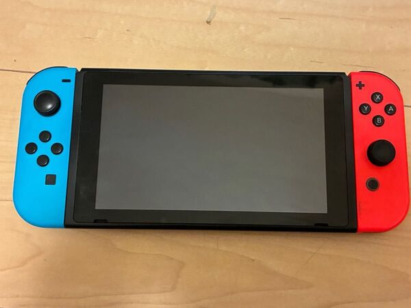 Nintendo Switch 本体 ジョイコン HAC-001(-01) 動作未確認 液晶無傷 外観ほぼ美品