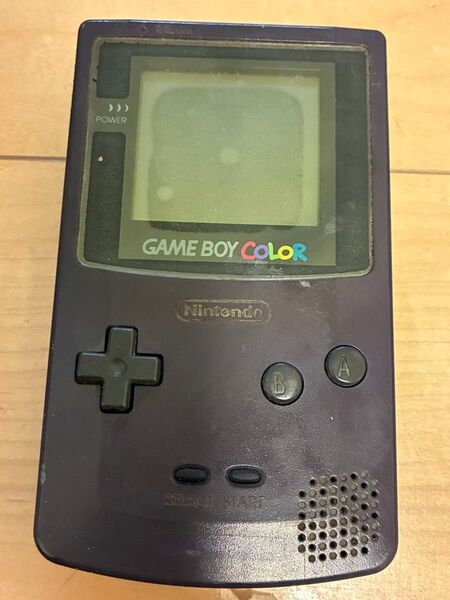 動作確認済み 任天堂 ゲームボーイカラー CGB-001 パープル 本体 NINTENDO 電池蓋なし 音が小さい