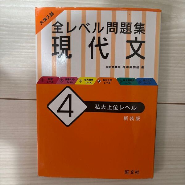 全レベル問題集 現代文4 私大上位レベル 新装版 梅澤 眞由起著