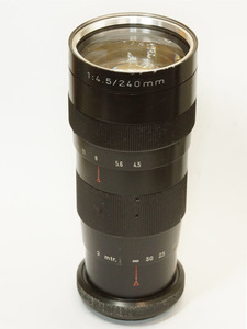 西ドイツ製 REVUE 1:4.5/240mm M39(Zenit) 3RNB-012 ブラック 前期 M42 Tele-Ennalyt ENNA Munchen