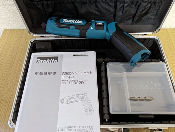 マキタ TD022DSHX【本体+ケース】充電式ペンインパクトドライバー makita( BL0715、 DC07SB なし)